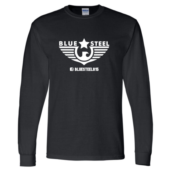 Blue Steel Logo 2 - DryBlend® 50/50 Long Sleeve T-Shirt Thumbnail