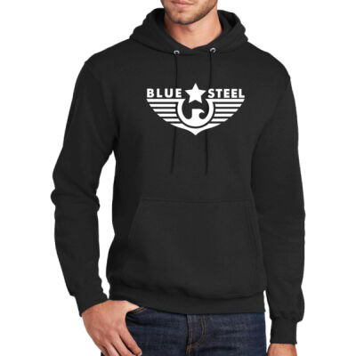 Blue Steel Logo 3 - Tall Core Fleece Pullover Hooded Sweatshirt Thumbnail