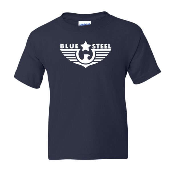 Blue Steel Logo 3 - DryBlend® Youth T-Shirt Thumbnail