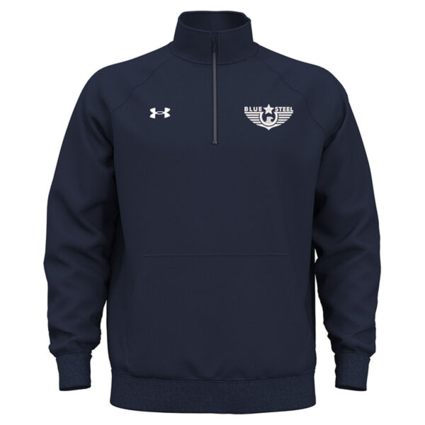 Blue Steel Embroidered Logo 3 - Men's Rival Fleece Quarter-Zip Pullover Thumbnail