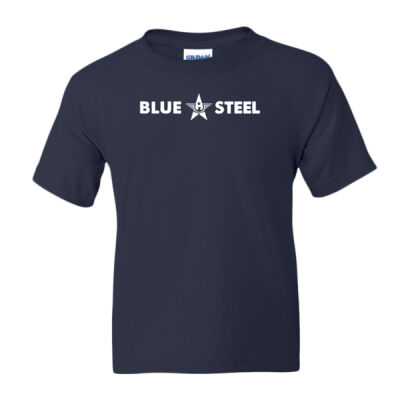 Blue Steel Logo 4 - DryBlend® Youth T-Shirt Thumbnail