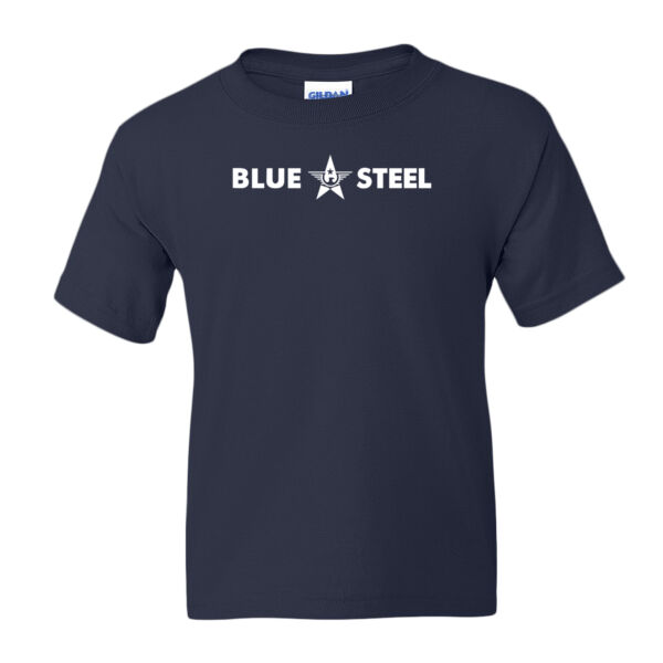 Blue Steel Logo 4 - DryBlend® Youth T-Shirt Thumbnail
