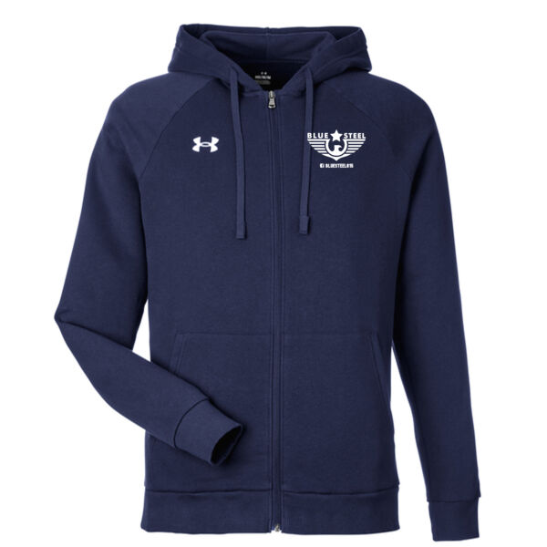 Blue Steel Embroidered Logo 2 - Men's Rival Fleece Full-Zip Thumbnail