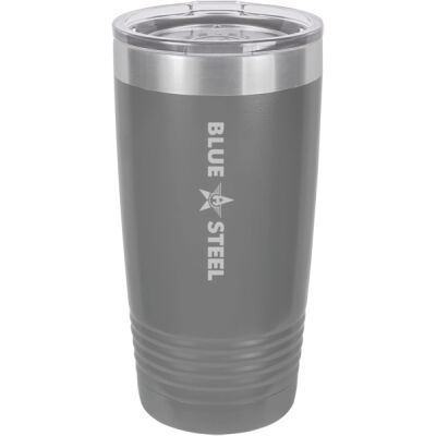 Blue Steel Engraved Logo 4 - Premium Polar Camel Ringneck 20 oz. Tumbler Thumbnail