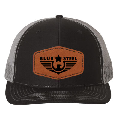 Blue Steel Patch Logo 3 - Snapback Trucker Cap Thumbnail