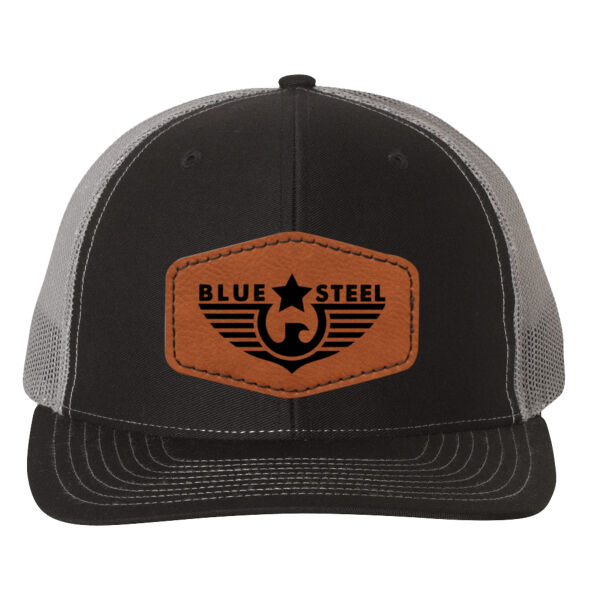 Blue Steel Patch Logo 3 - Snapback Trucker Cap Thumbnail