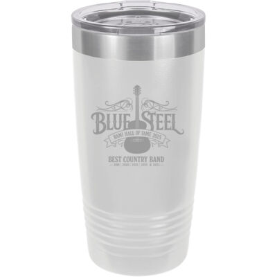 Blue Steel Logo 5 - Premium Polar Camel Ringneck 20 oz. Tumbler Thumbnail
