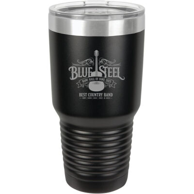 Blue Steel Logo 5 - Premium Polar Camel Ringneck 30 oz. Tumbler Thumbnail