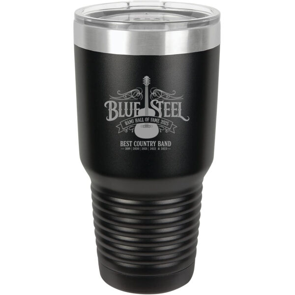Blue Steel Logo 5 - Premium Polar Camel Ringneck 30 oz. Tumbler Thumbnail