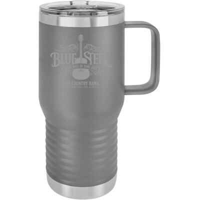 Blue Steel Logo 5 - Premium Polar Camel 20oz Travel Mug Thumbnail