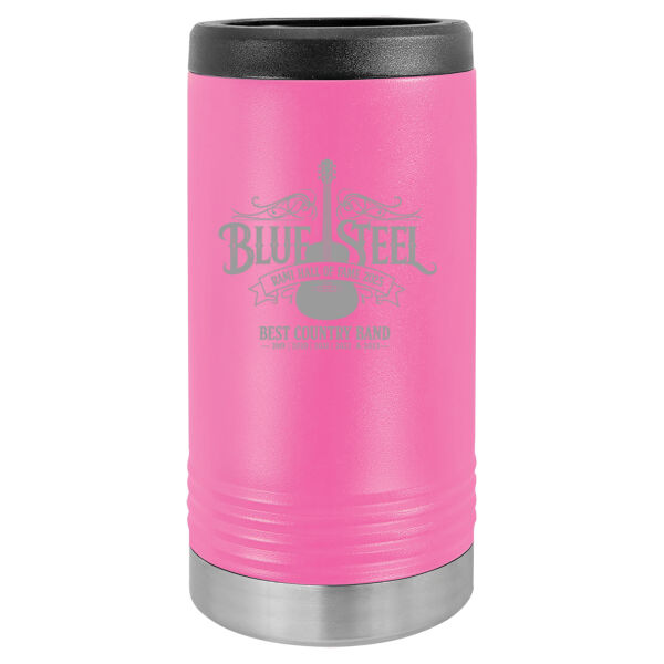 Blue Steel Logo 5 - Polar Camel Slim Insulated Beverage Holder Thumbnail