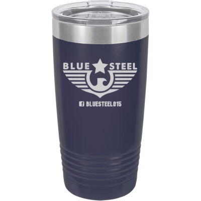 Blue Steel Engraved Logo 2 - Premium Polar Camel Ringneck 20 oz. Tumbler Thumbnail