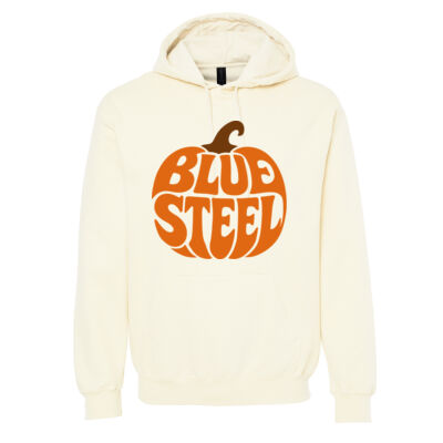 Blue Steel Pumpkin - Unisex Softstyle® Midweight Hooded Sweatshirt Thumbnail