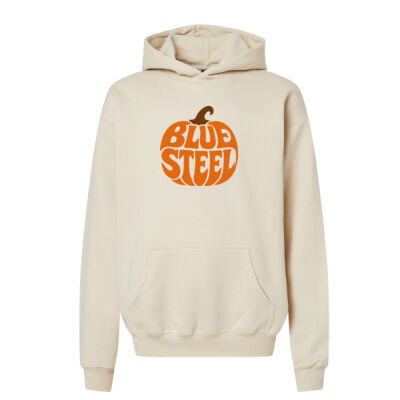 Blue Steel Pumpkin - Youth Softstyle® Midweight Hooded Sweatshirt Thumbnail