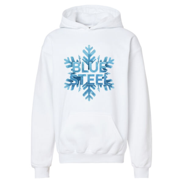 Blue Steel Winter - Youth Softstyle® Midweight Hooded Sweatshirt Thumbnail