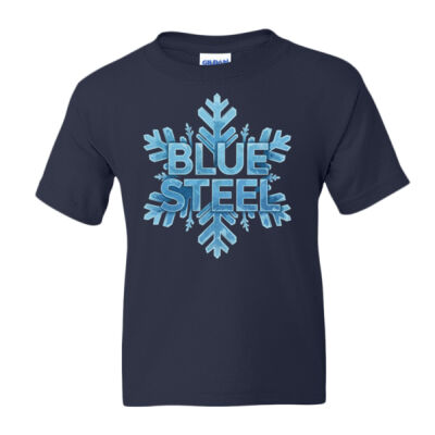 Blue Steel Winter - DryBlend® Youth T-Shirt Thumbnail