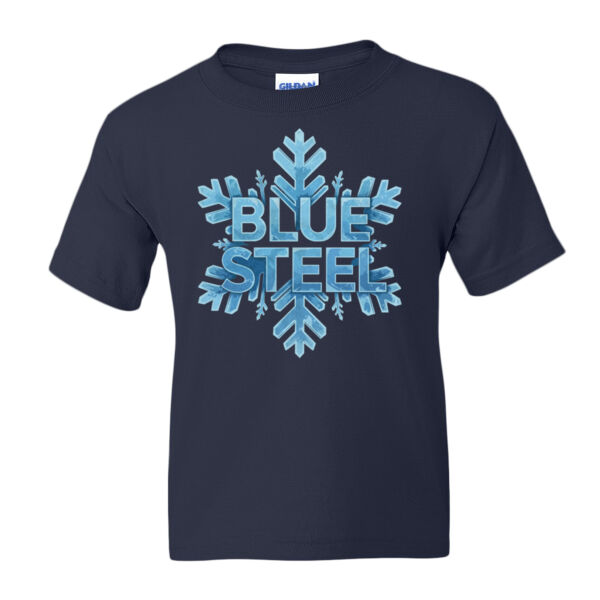 Blue Steel Winter - DryBlend® Youth T-Shirt Thumbnail