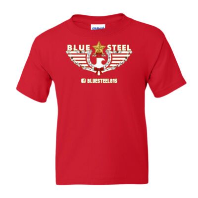 Blue Steel Christmas - DryBlend® Youth T-Shirt Thumbnail