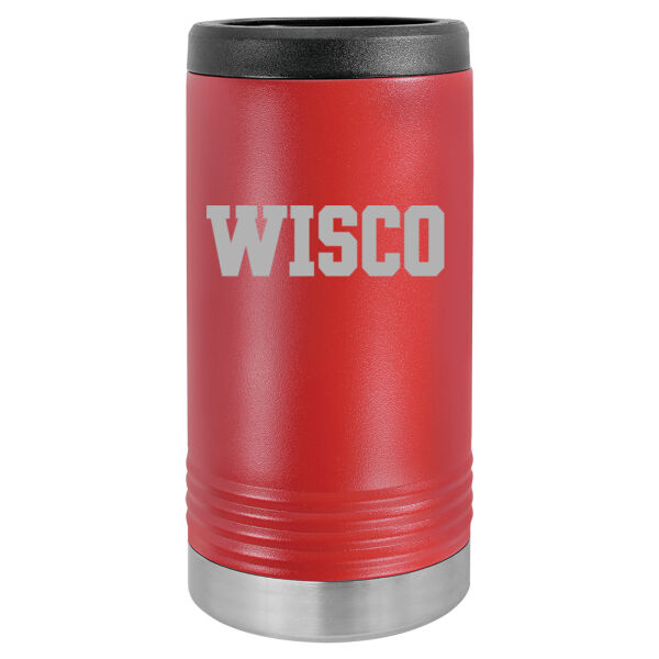 Blue Steel Wisconsin Logo 1 - Polar Camel Slim Insulated Beverage Holder Thumbnail