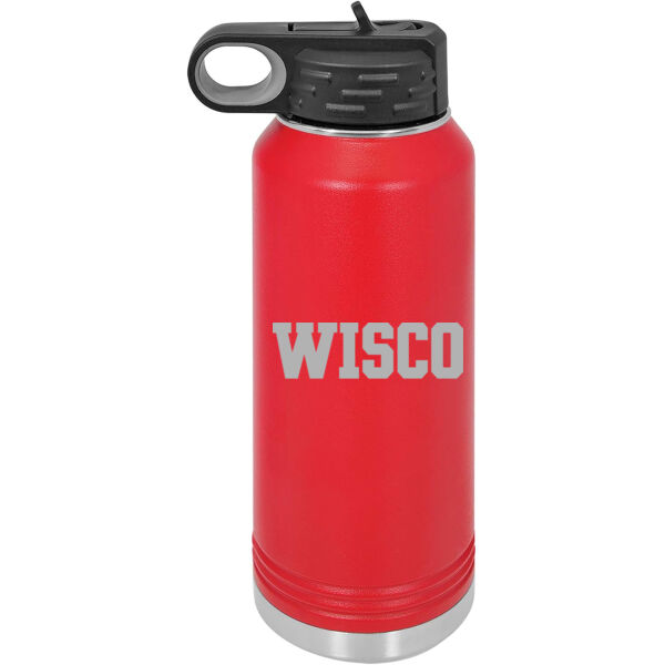 Blue Steel Wisconsin Logo 1 - Premium Polar Camel 32oz Water Bottle Thumbnail